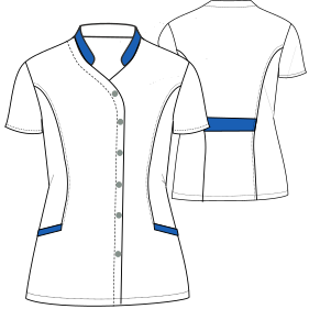 Fashion sewing patterns for UNIFORMS Jackets Nurse Jacket 9285